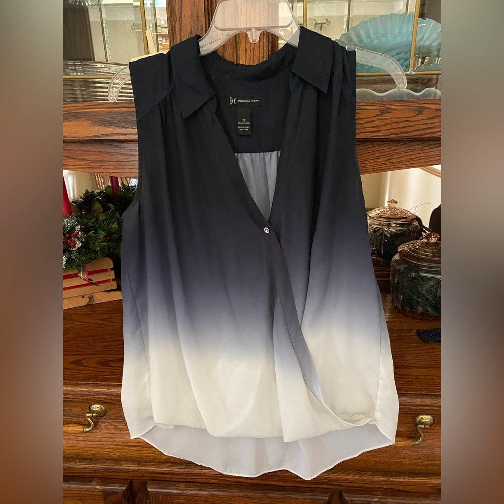 Shades of Blue Sleeveless Top